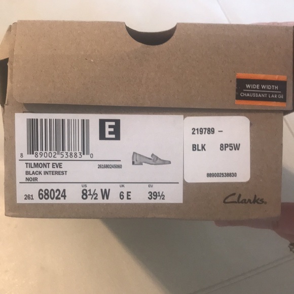 Clarks 8 1/2 Wide Shoes - Picture 2 of 4